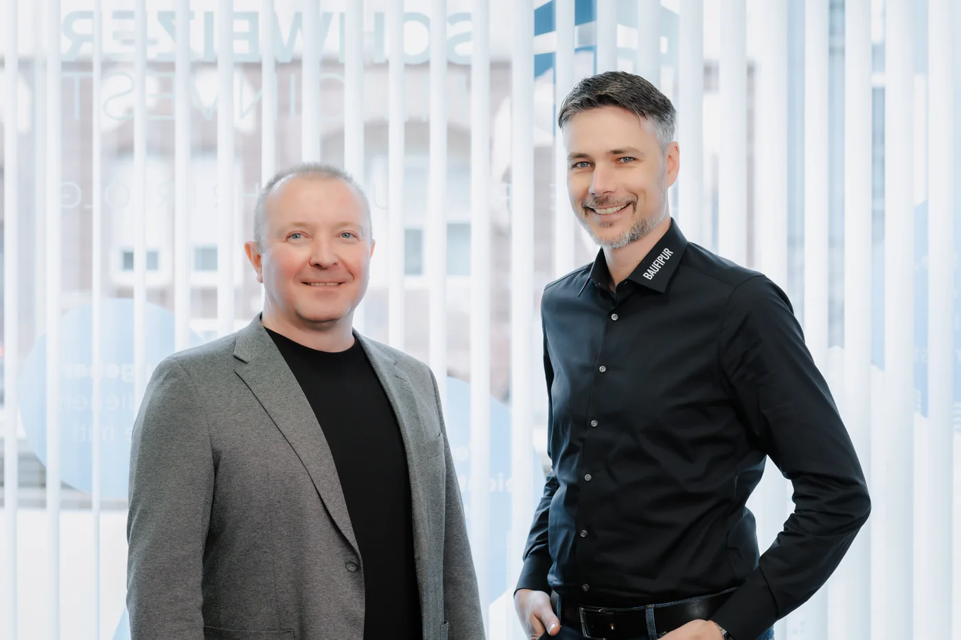 Sergej Schweizer und Tim Hybl von Baufipur